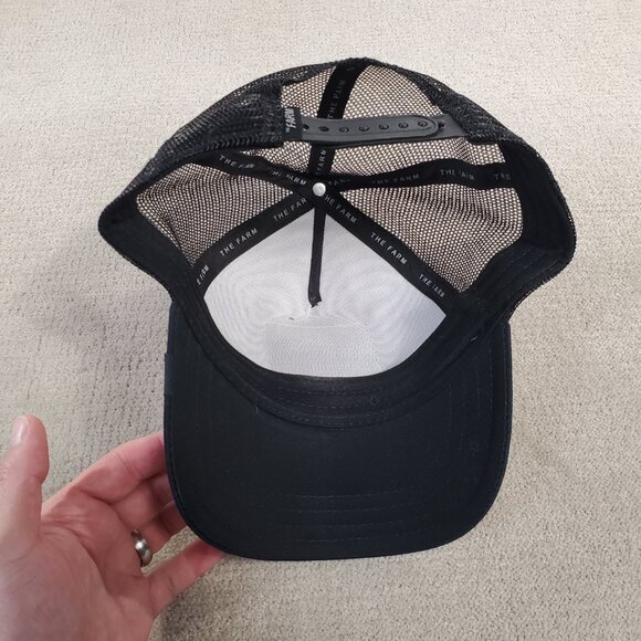 Goorin Bros Hat Cap Black White Cash Cow Mesh Snapback The Farm One Size - Picture 6 of 9